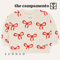 갤러리 뷰어로 이미지로드, <The Campamento> Big Bows Sweatshirt - ECRU　
