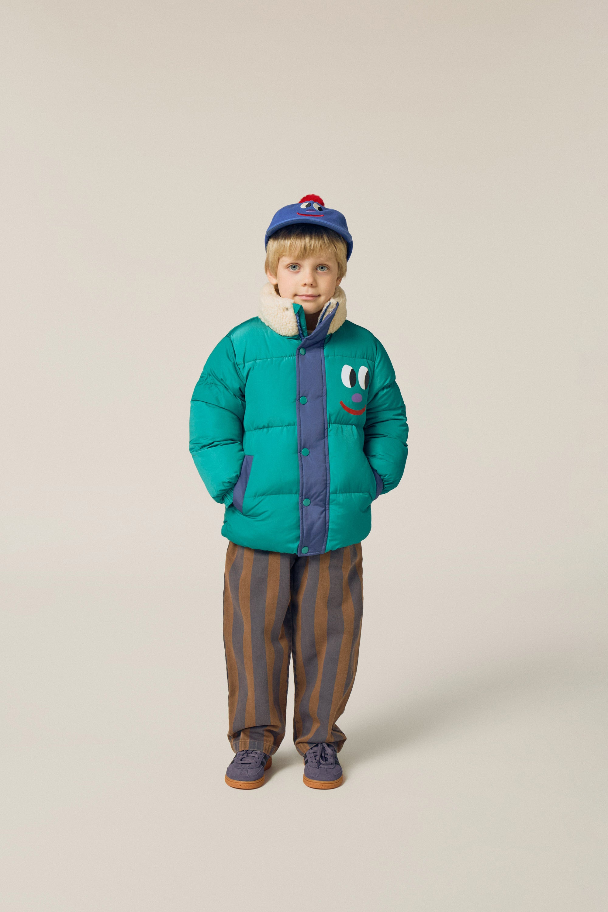 <The Campamento> Blue Stripes Trousers - BLUE　
