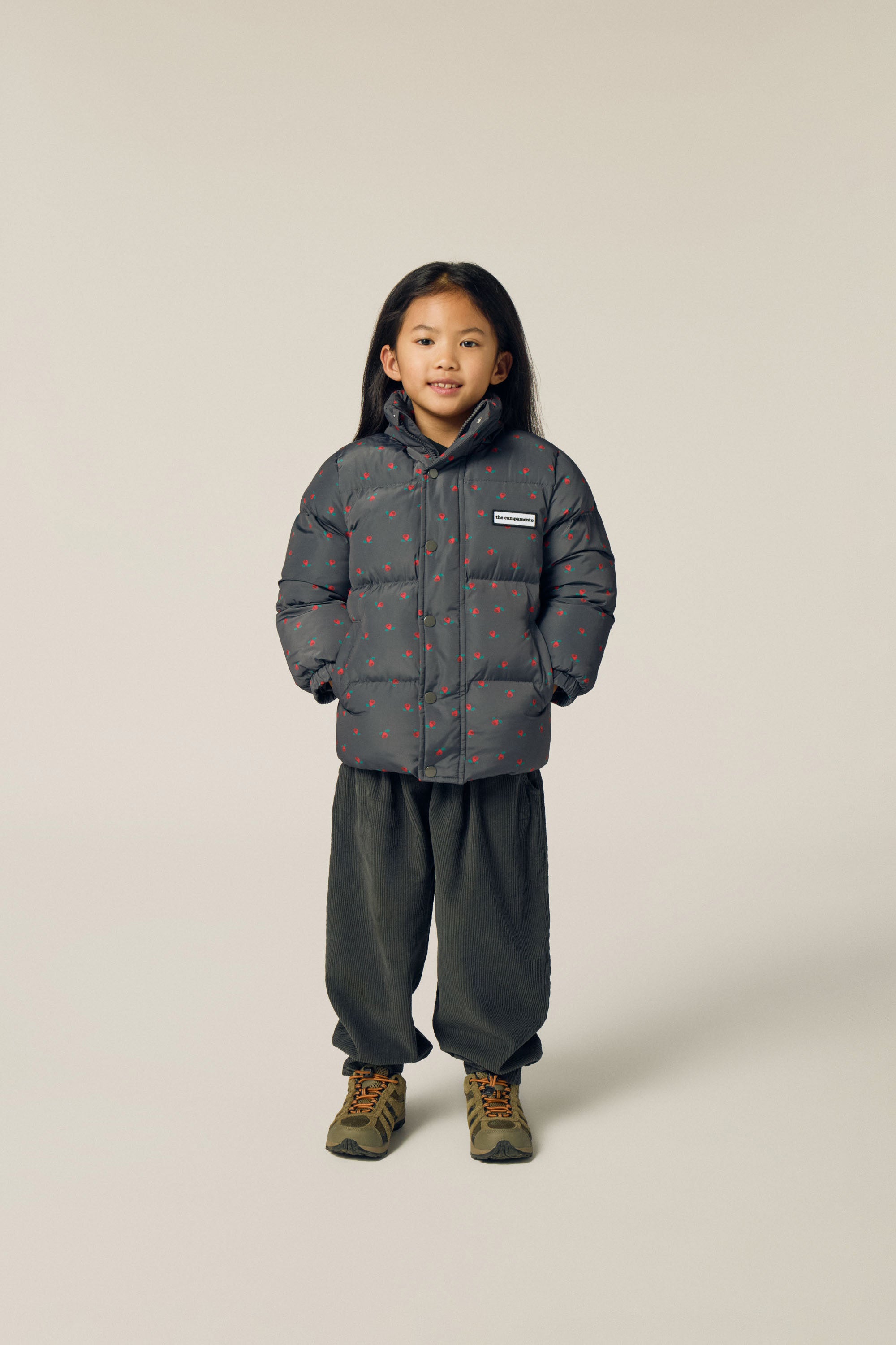 <The Campamento> Grey Velour Jogging Trousers - GREY　