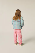갤러리 뷰어로 이미지로드, <The Campamento> Stripes Puffer Jacket - GREEN　
