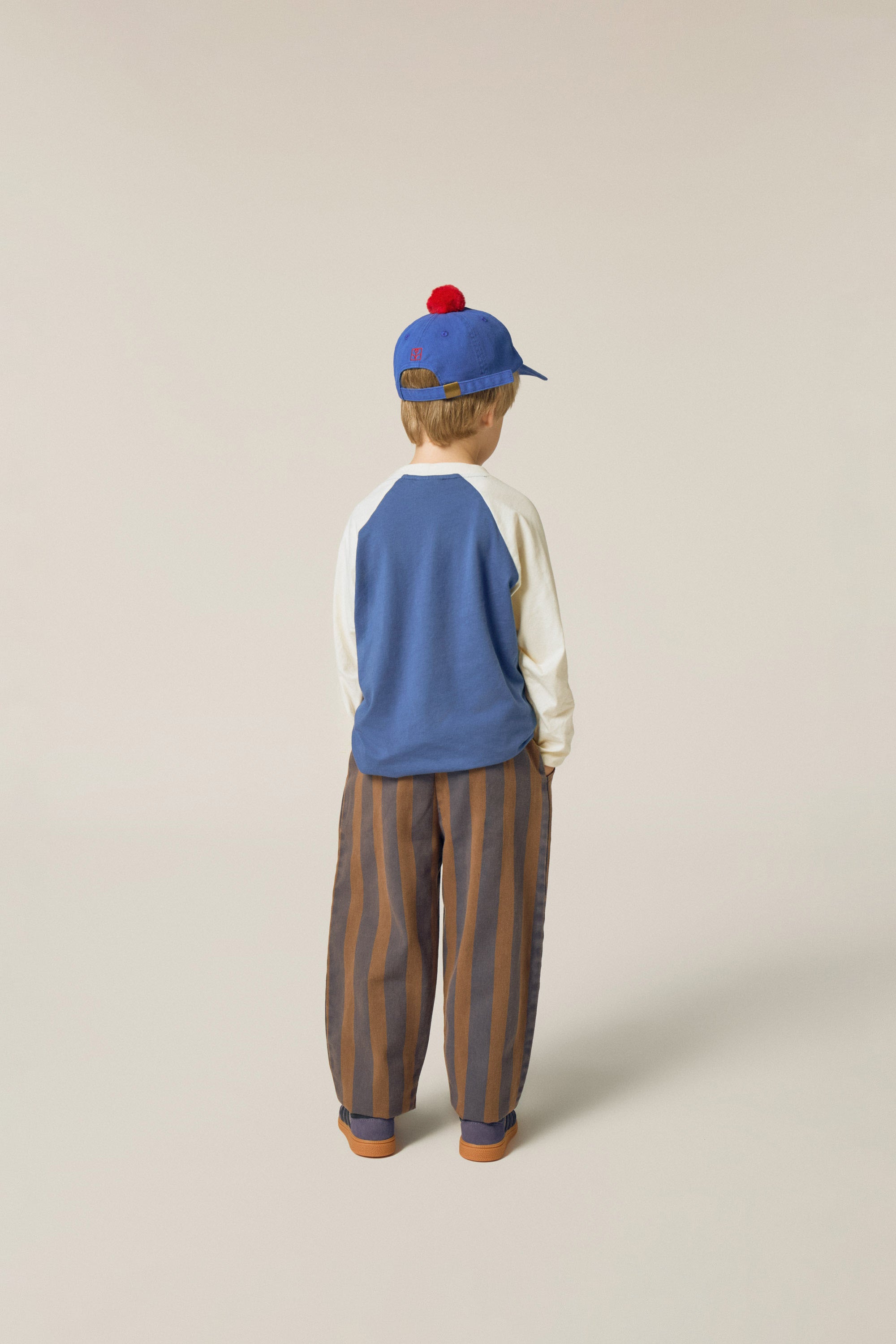 <The Campamento> Blue Stripes Trousers - BLUE　