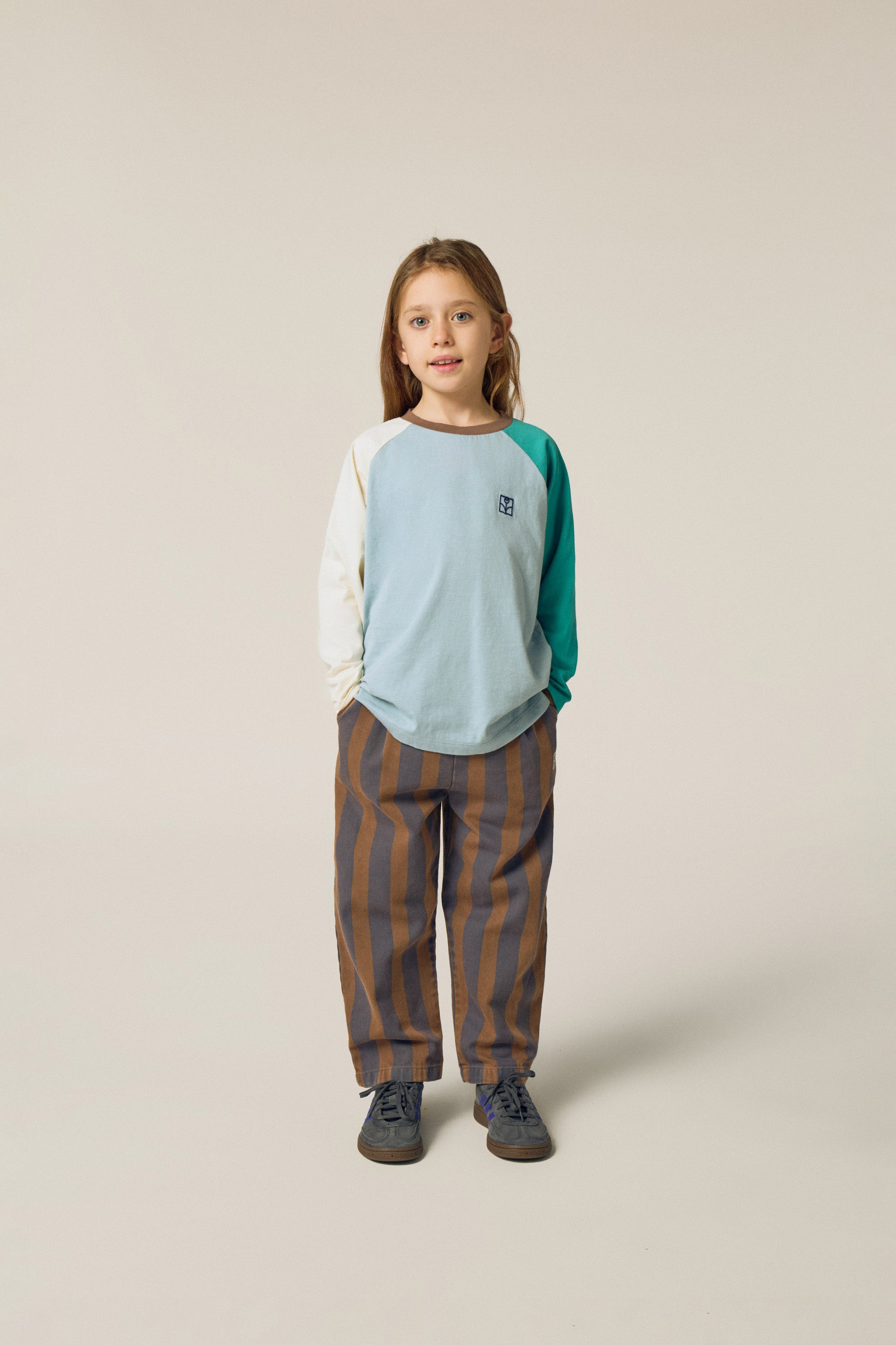 <The Campamento> Blue Stripes Trousers - BLUE　