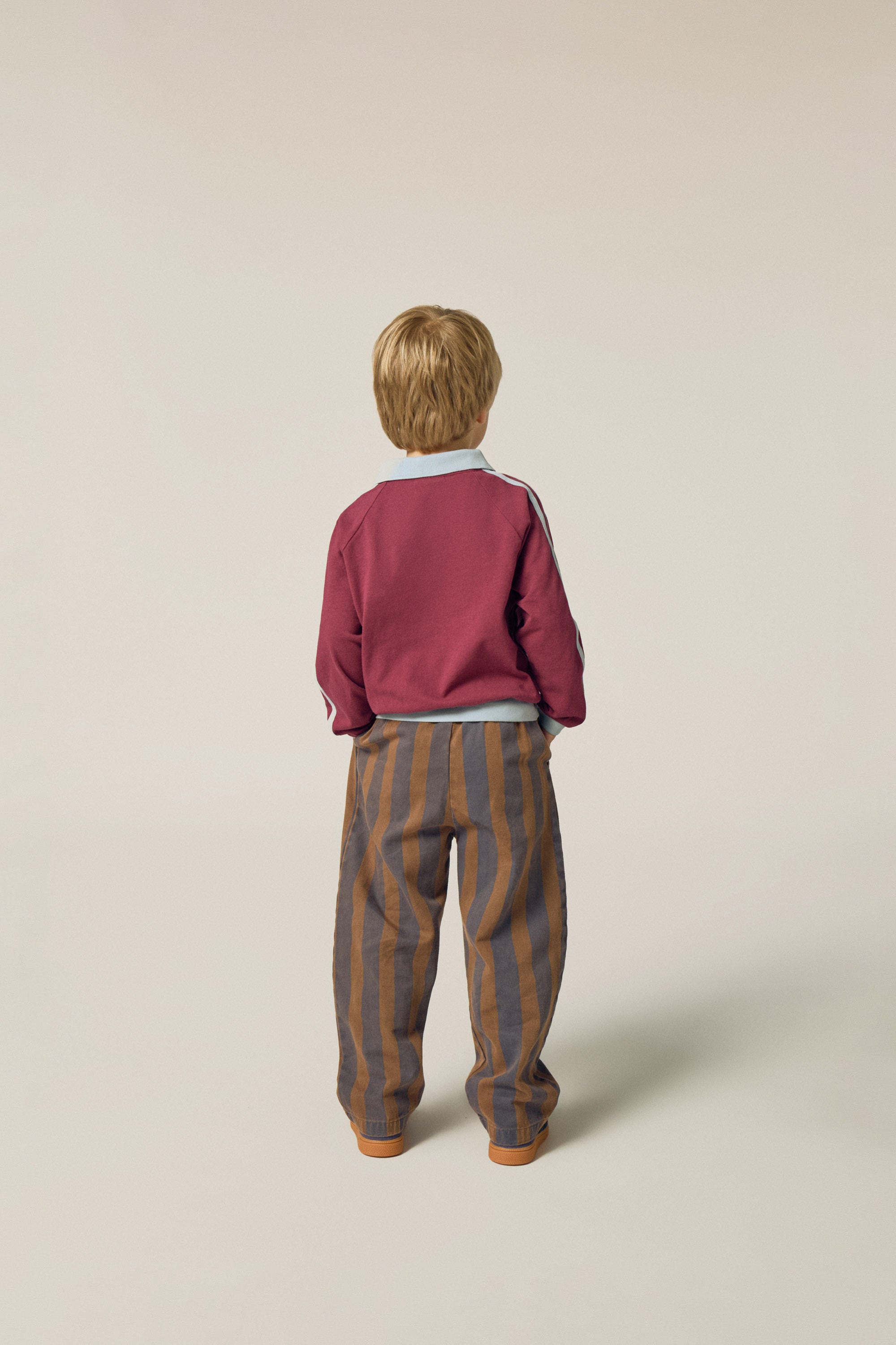 <The Campamento> Blue Stripes Trousers - BLUE　