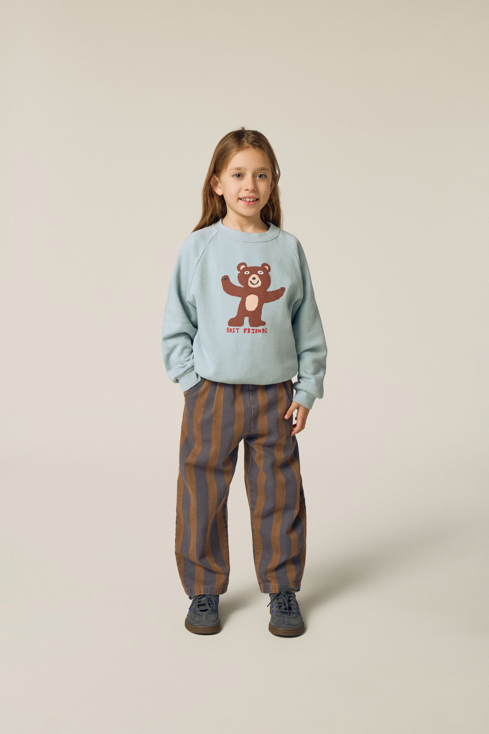 <The Campamento> Blue Stripes Trousers - BLUE　