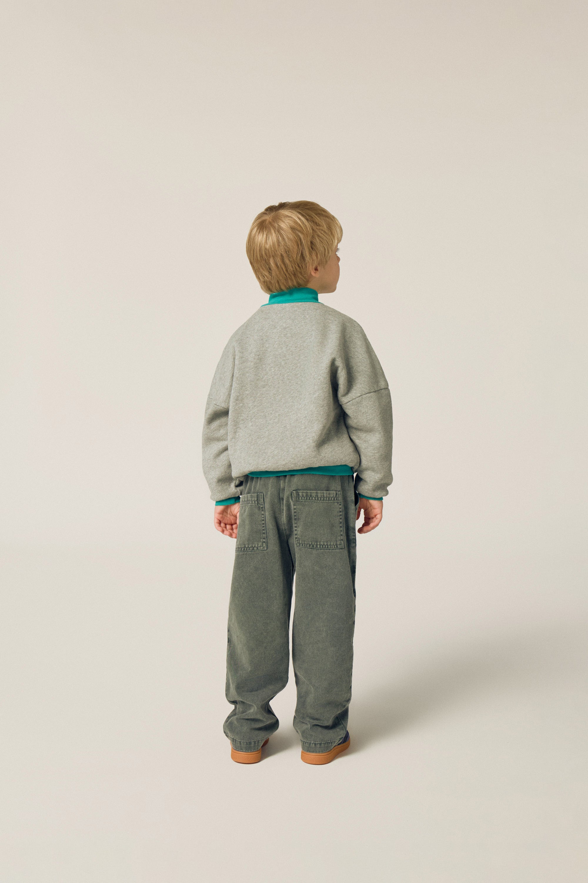 <The Campamento> Grey Patches Trousers - GREY　
