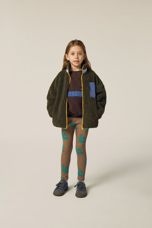 <The Campamento> Green Teddy Jacket - GREEN　