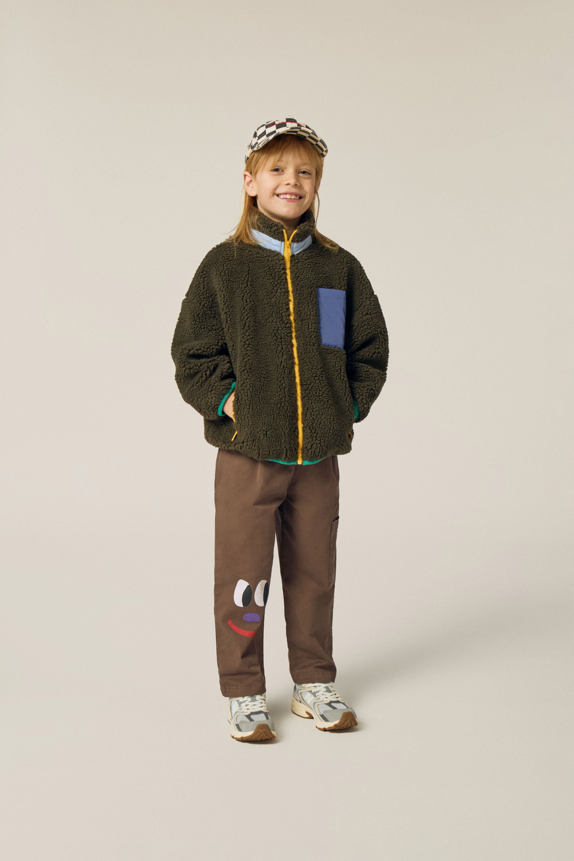 <The Campamento> Green Teddy Jacket - GREEN　