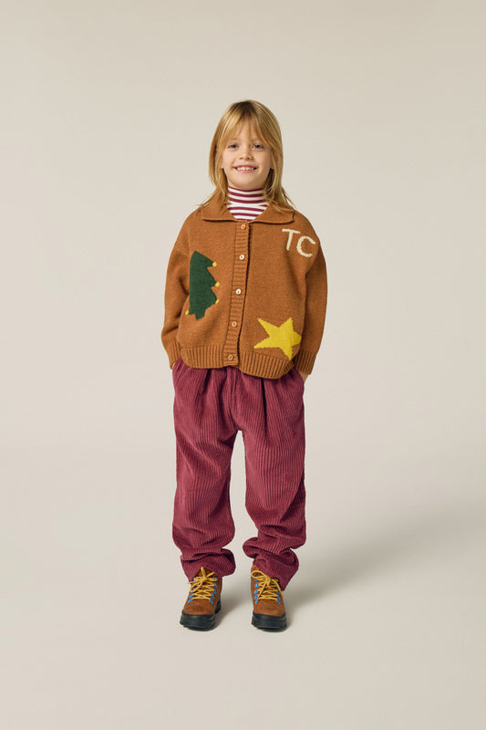 <The Campamento> Burgundy Stripes Turtle Neck Tshirt - BURGUNDY　