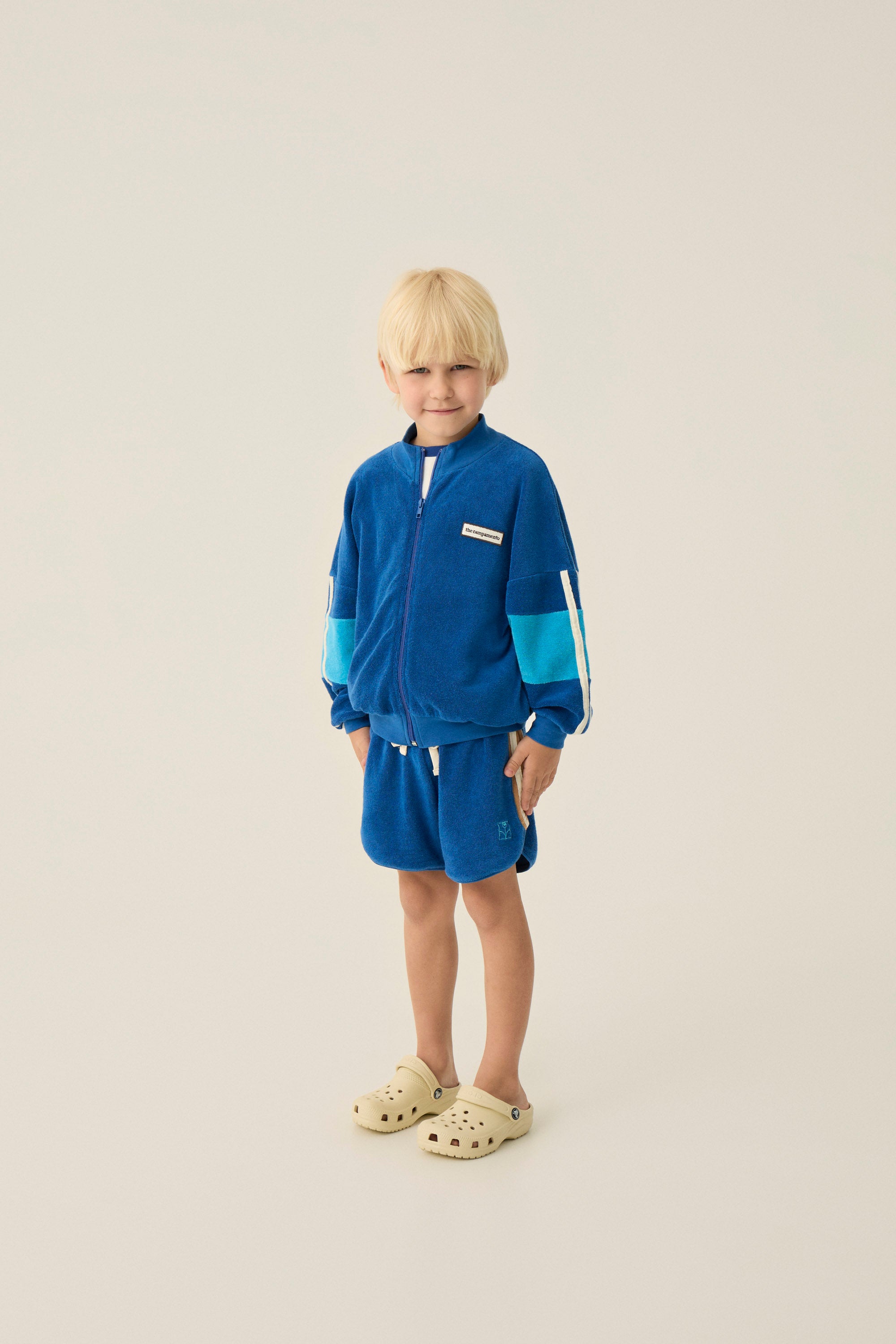 The Campamento COLOR BLOCK POLAR JK The Campamento Blue Color