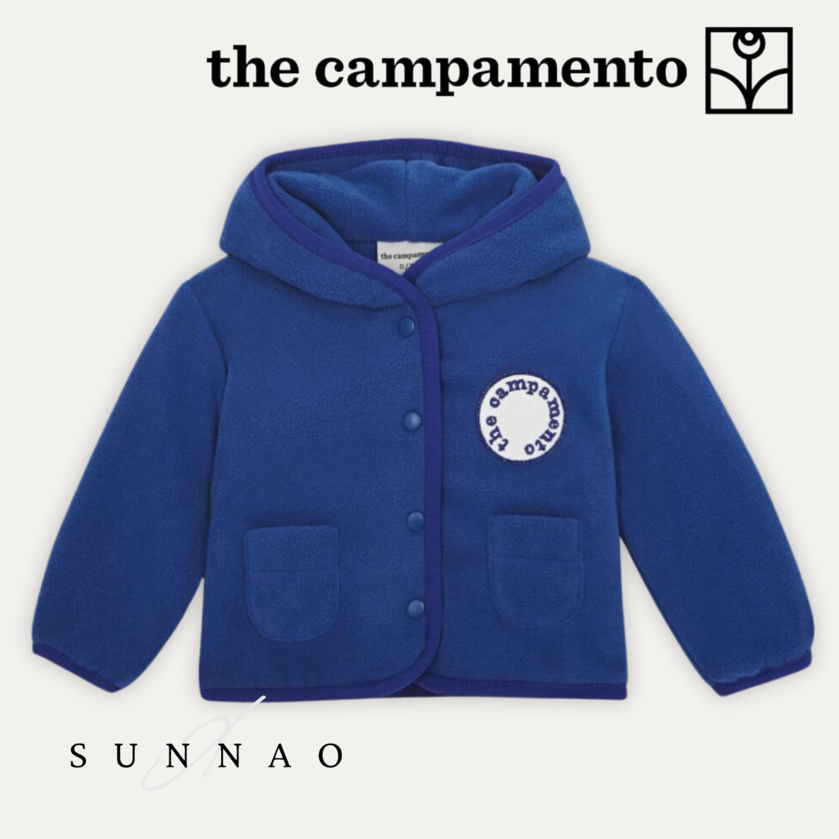 <The Campamento> BLUE POLAR BABY JACKET