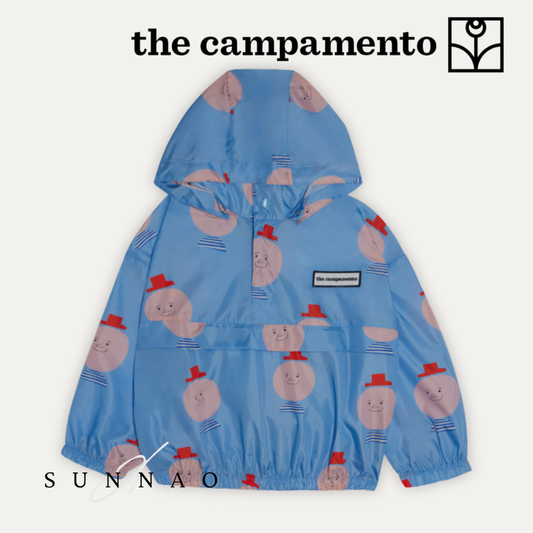 <The Campamento>MR. HAPPY MAN KIDS WINDBREAKER