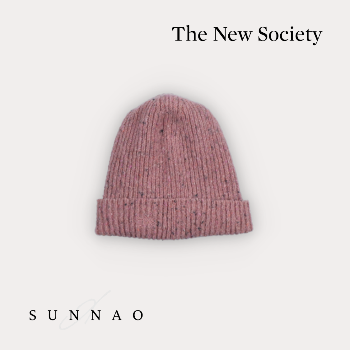 <The New Society> Maria Beanie - Faded Rose FDR