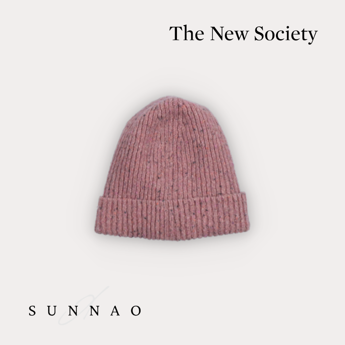 <The New Society> Maria Beanie - Faded Rose FDR