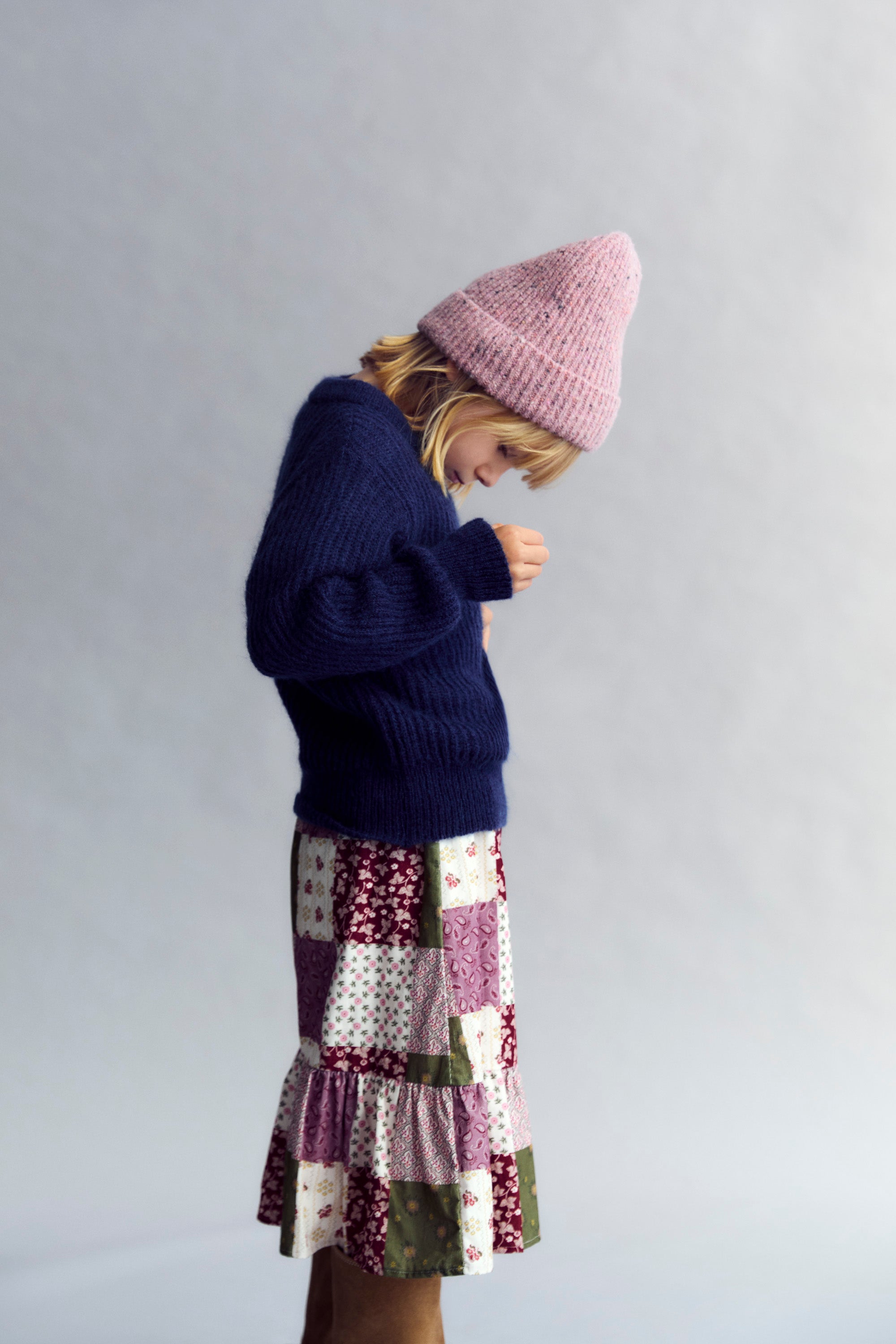 <The New Society> Maria Beanie - Faded Rose FDR