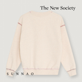 Load image into Gallery viewer, <The New Society> TNS Logo Sweatshirt Whisper White Melange Multicolor - Whisper White Melange Multicolor
