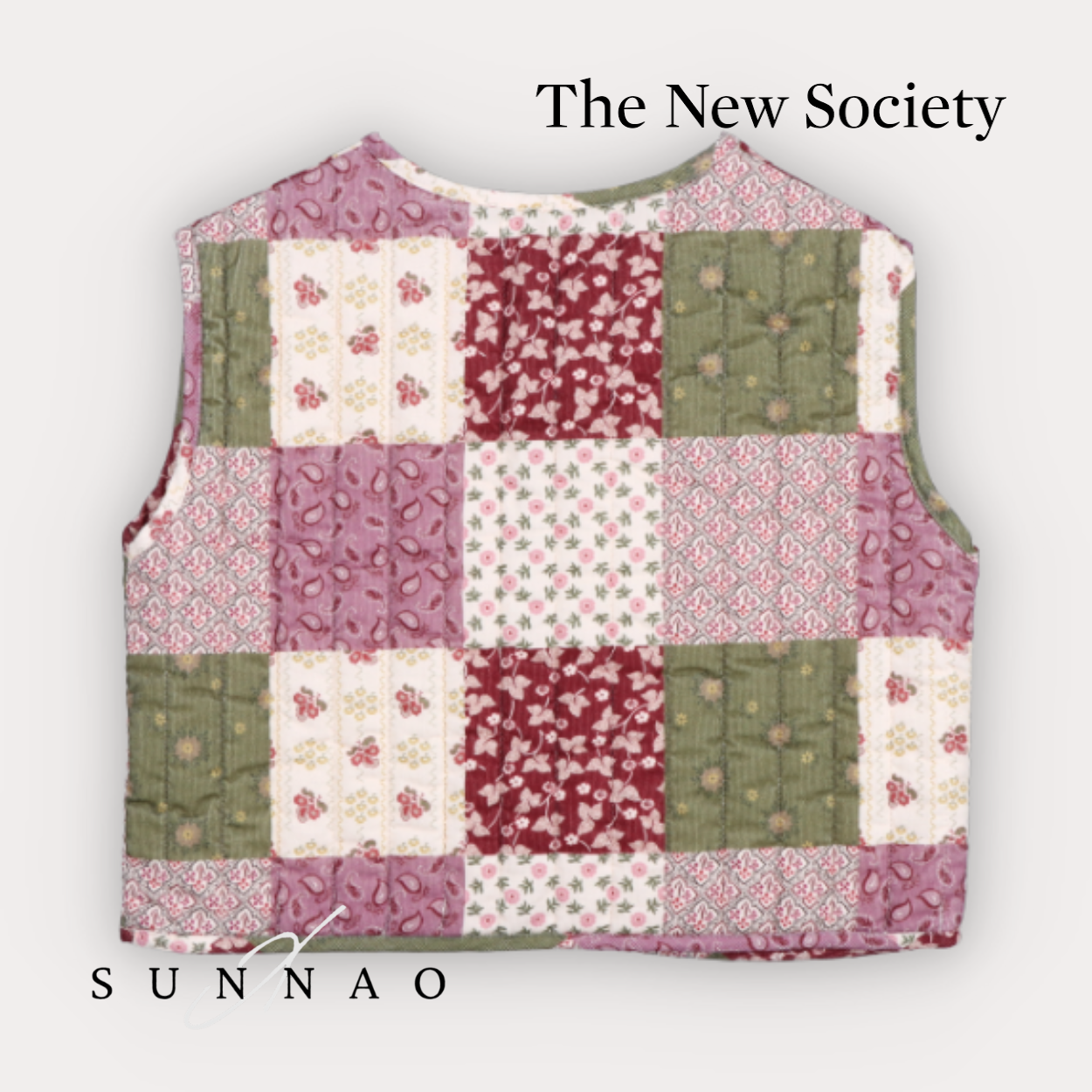The New Society Melba Walstcoat - Melba Print (2-6Y)