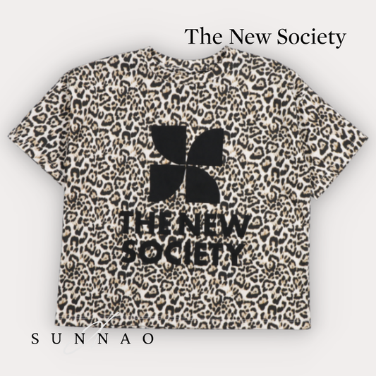 The New Society TNS Logo Tshirts -Nelia Print (2-8Y)