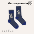 갤러리 뷰어로 이미지로드, <The Campamento> RABBIT BLUE SOCKS
