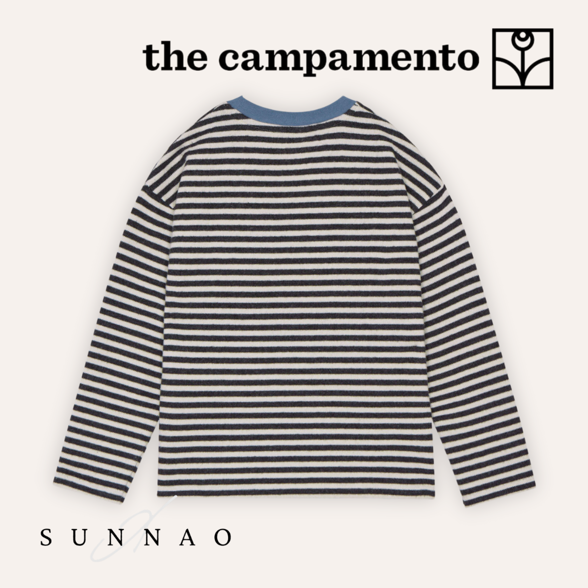 <The Campamento> BICOLOR STRIPES TSHIRT