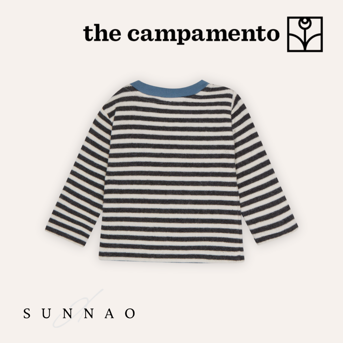 <The Campamento> BICOLOR STRIPES TSHIRT