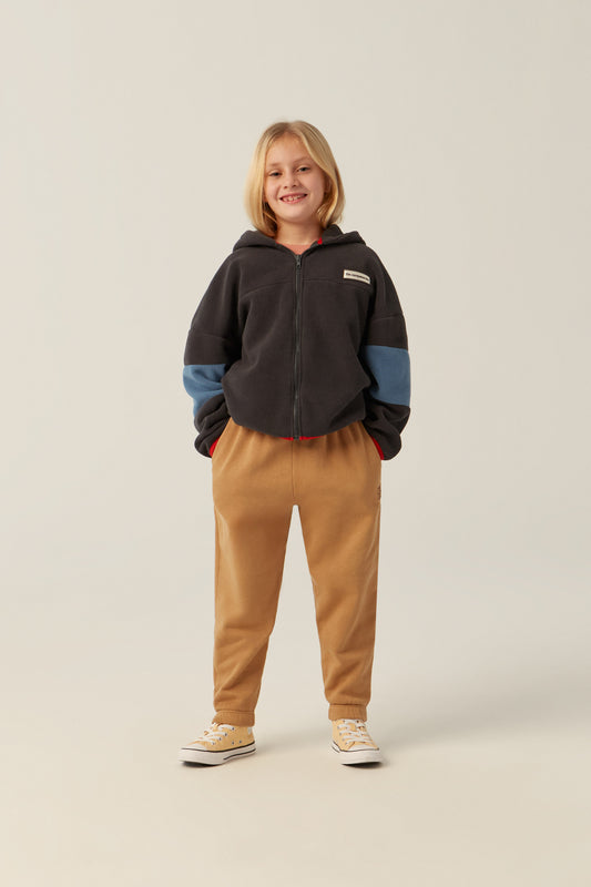 <The Campamento> COLOR BLOCK POLAR ZIPPED SWEATSHIRT