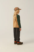 갤러리 뷰어로 이미지로드, <The Campamento> COLOR BLOCK BROWN TSHIRT
