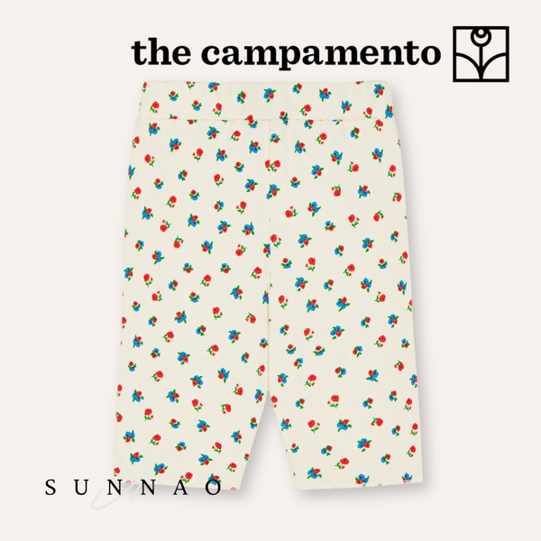 <The Campamento> Small Flowers Allover Biker　
