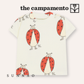 Gallery viewerに画像を読み込む, <The Campamento> Ladybug Allover Ecru Baby Tshirt　
