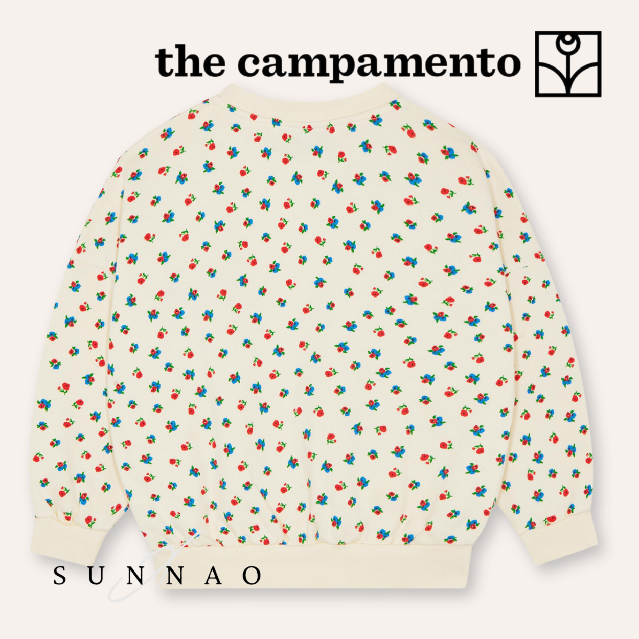 <The Campamento> Small Flowers Allover Sweatshirt　