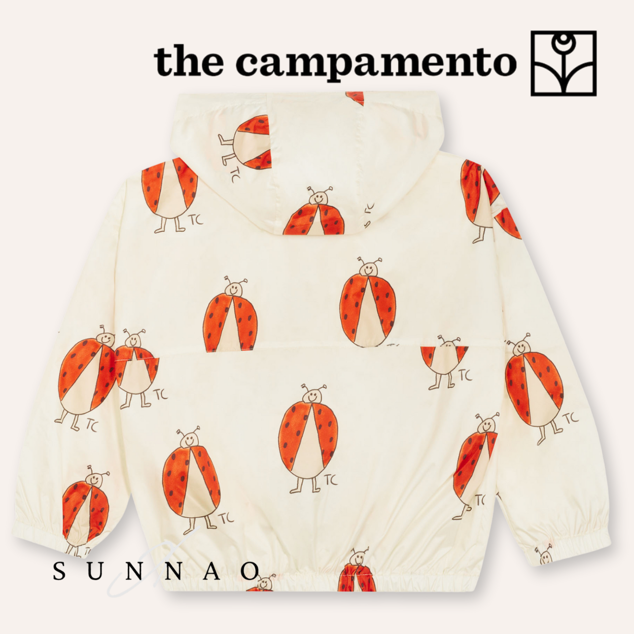 <The Campamento> Ladybug Allover Windbreaker　