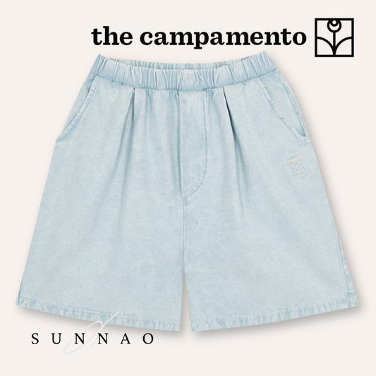 <The Campamento> Light Blue Denim Shorts
