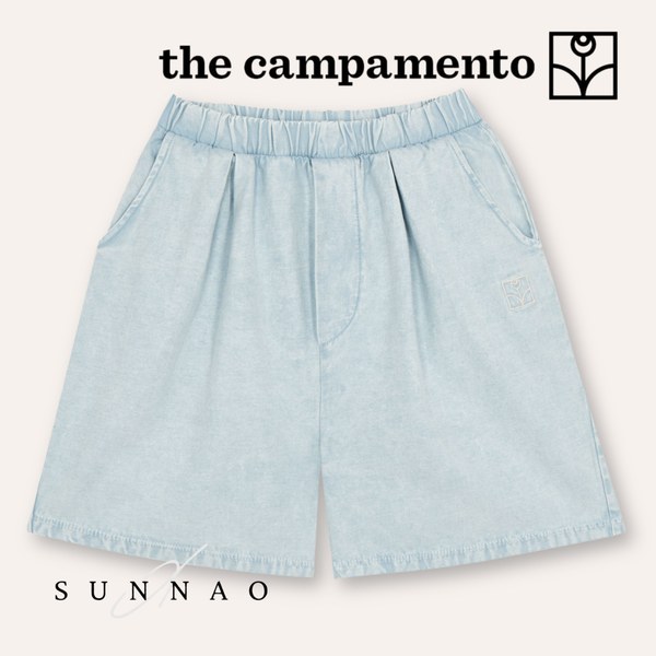 <The Campamento> Light Blue Denim Shorts