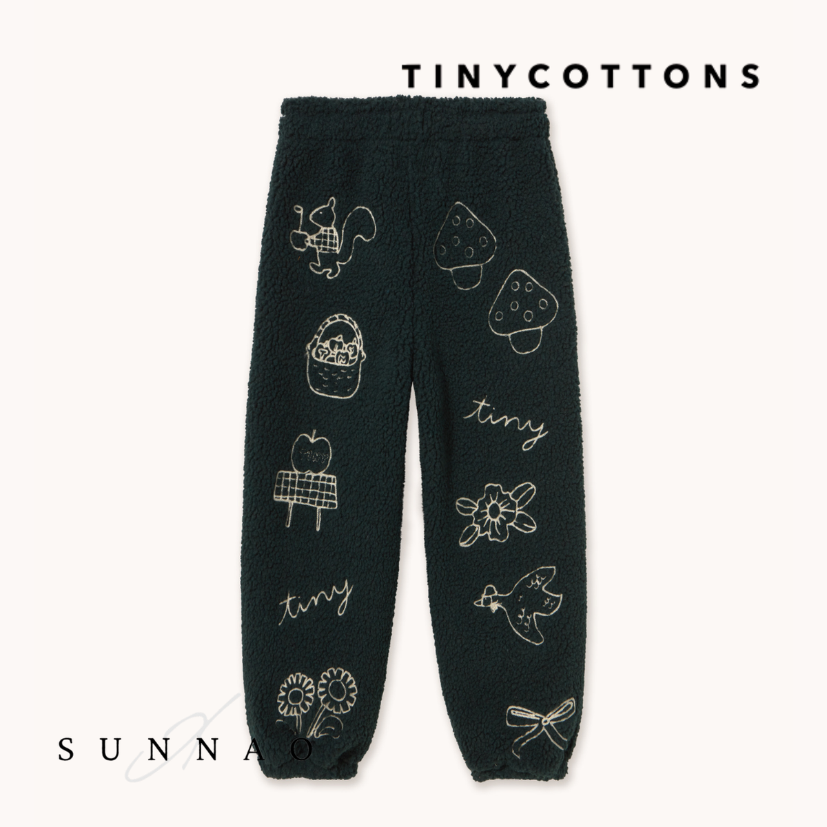 <TINYCOTTONS> Tiny Apples Sherpa Sweatpant