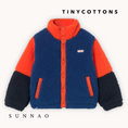갤러리 뷰어로 이미지로드, <TINYCOTTONS> COLOR BLOCK POLAR SHERPA JACKET - summer red
