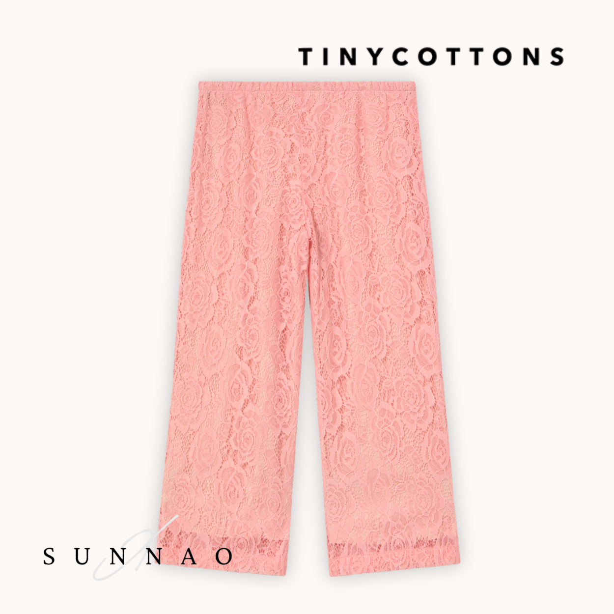 <TINYCOTTONS> LACE FABRIC PANT