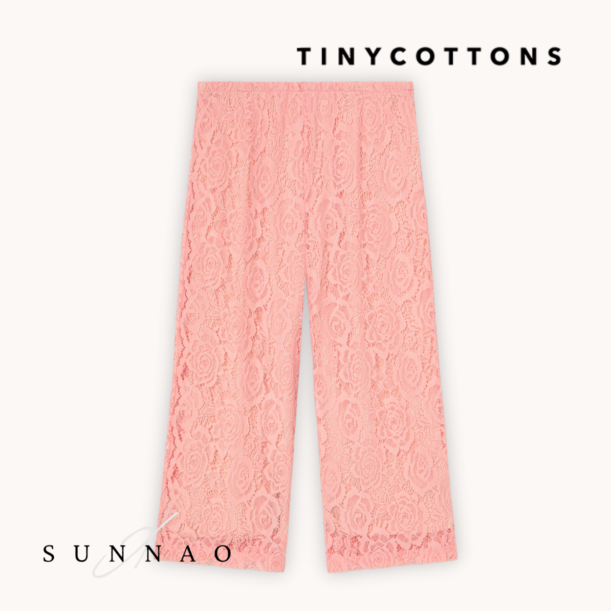<TINYCOTTONS> LACE FABRIC PANT