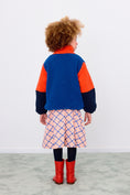 갤러리 뷰어로 이미지로드, <TINYCOTTONS> COLOR BLOCK POLAR SHERPA JACKET - summer red
