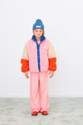 갤러리 뷰어로 이미지로드, <TINYCOTTONS> COLOR BLOCK POLAR SHERPA JACKET - dark blue
