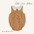 Gallery viewerに画像を読み込む, 【送料無料】<Little Cotton Clothes> Iris Romper Saffron Floral（6M-3Y）
