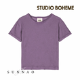 Gallery viewerに画像を読み込む, 【予約／送料無料】<STUDIO BOHEME PARIS> TSHIRT ESSENTIAL - GRAPE JAM（18M-8Y）
