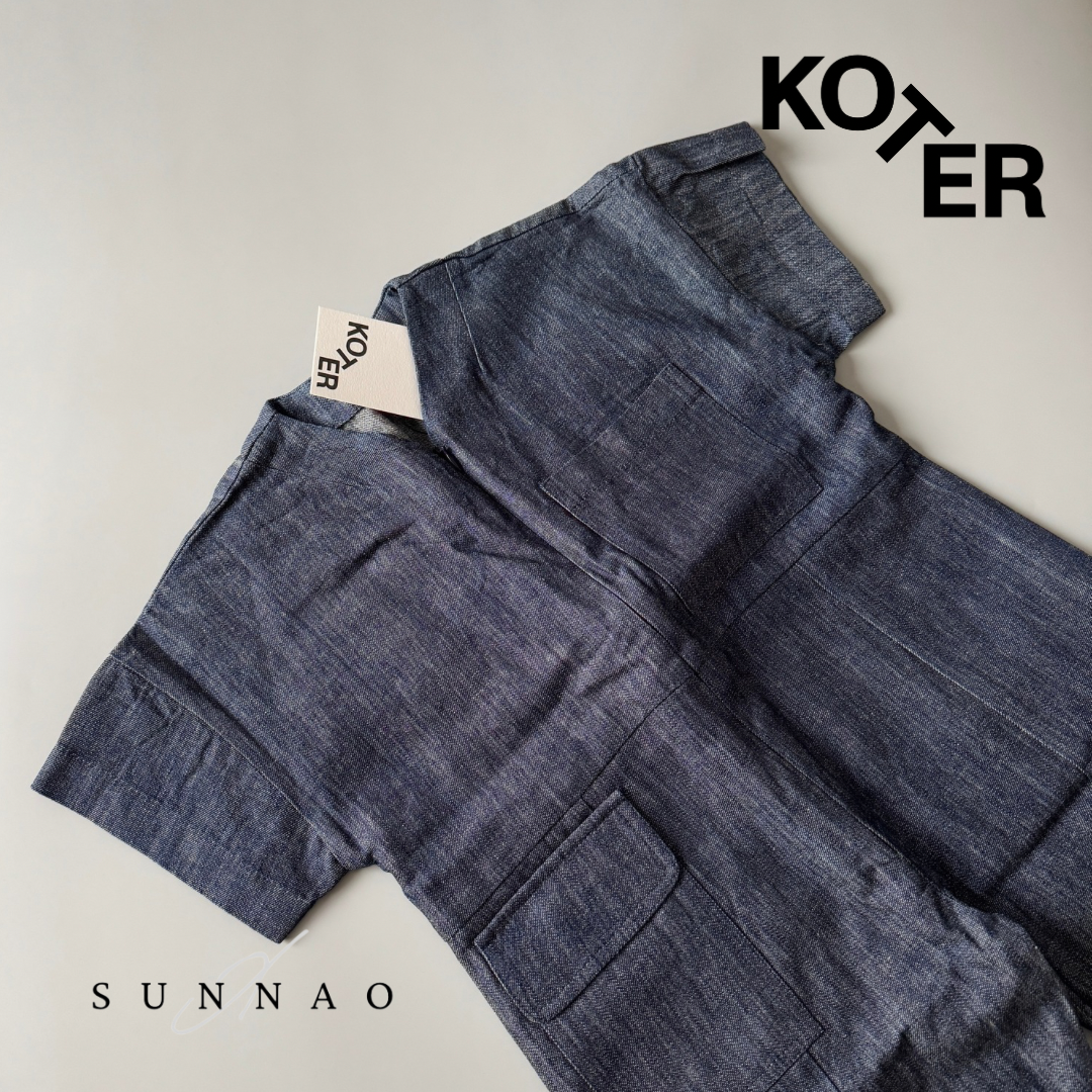 <Studio Koter> RAE ROUNDED OVERALL BOILERSUIT（12M-7Y）