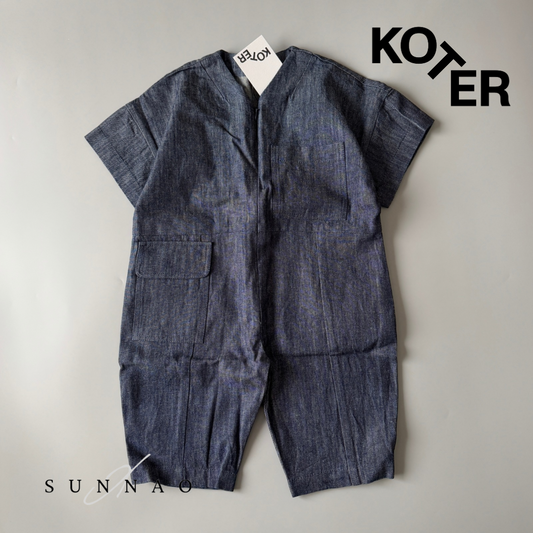 <Studio Koter> RAE ROUNDED OVERALL BOILERSUIT（12M-7Y）