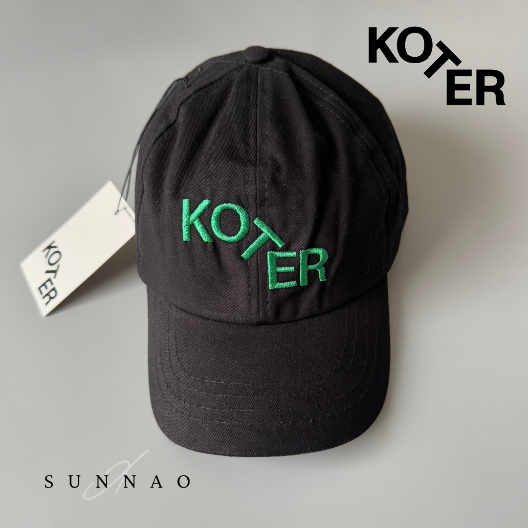 <Studio Koter>BASEBALL CAP BLACK