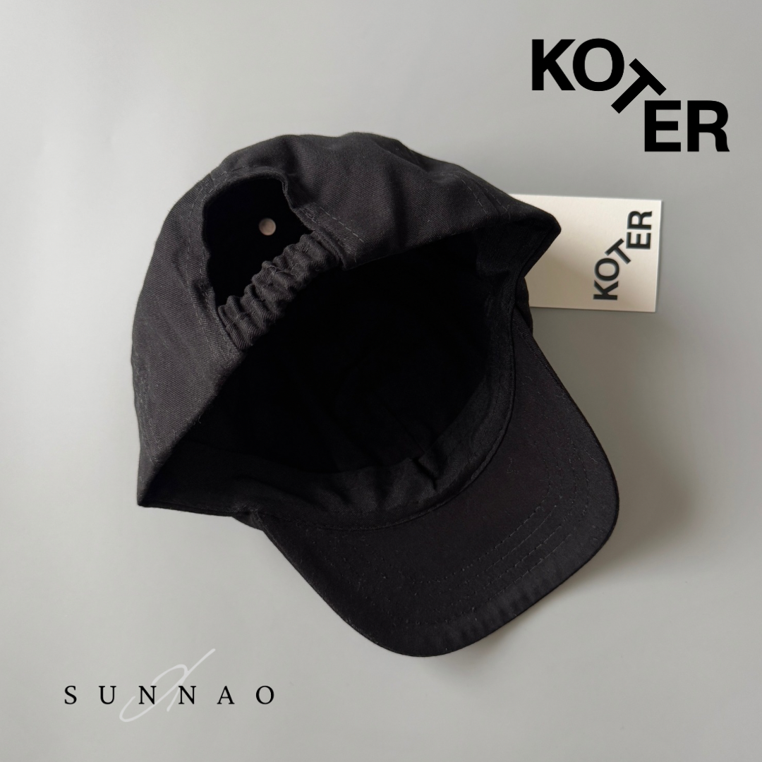 <Studio Koter>BASEBALL CAP BLACK