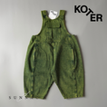 Gallery viewerに画像を読み込む, <Studio Koter> KAI OVERDYE DENIM DUNGAREES（18M-7Y）
