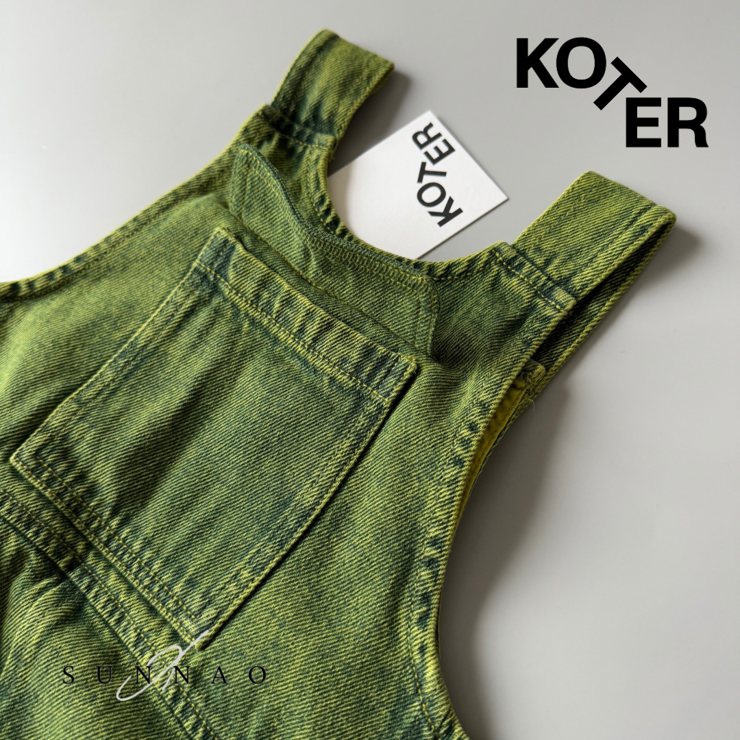 <Studio Koter> KAI OVERDYE DENIM DUNGAREES（18M-7Y）