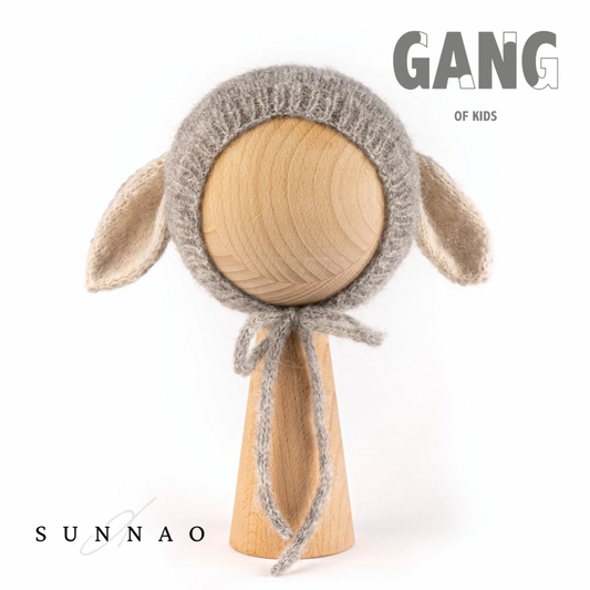 <gang of kids> Mon Amie Bonnet - Light Beige</gang>