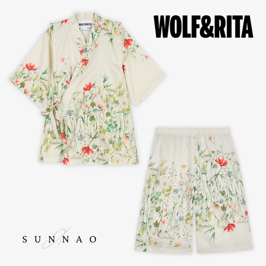 <WOLF&RITA> KIDS JIMBEI BLOOM