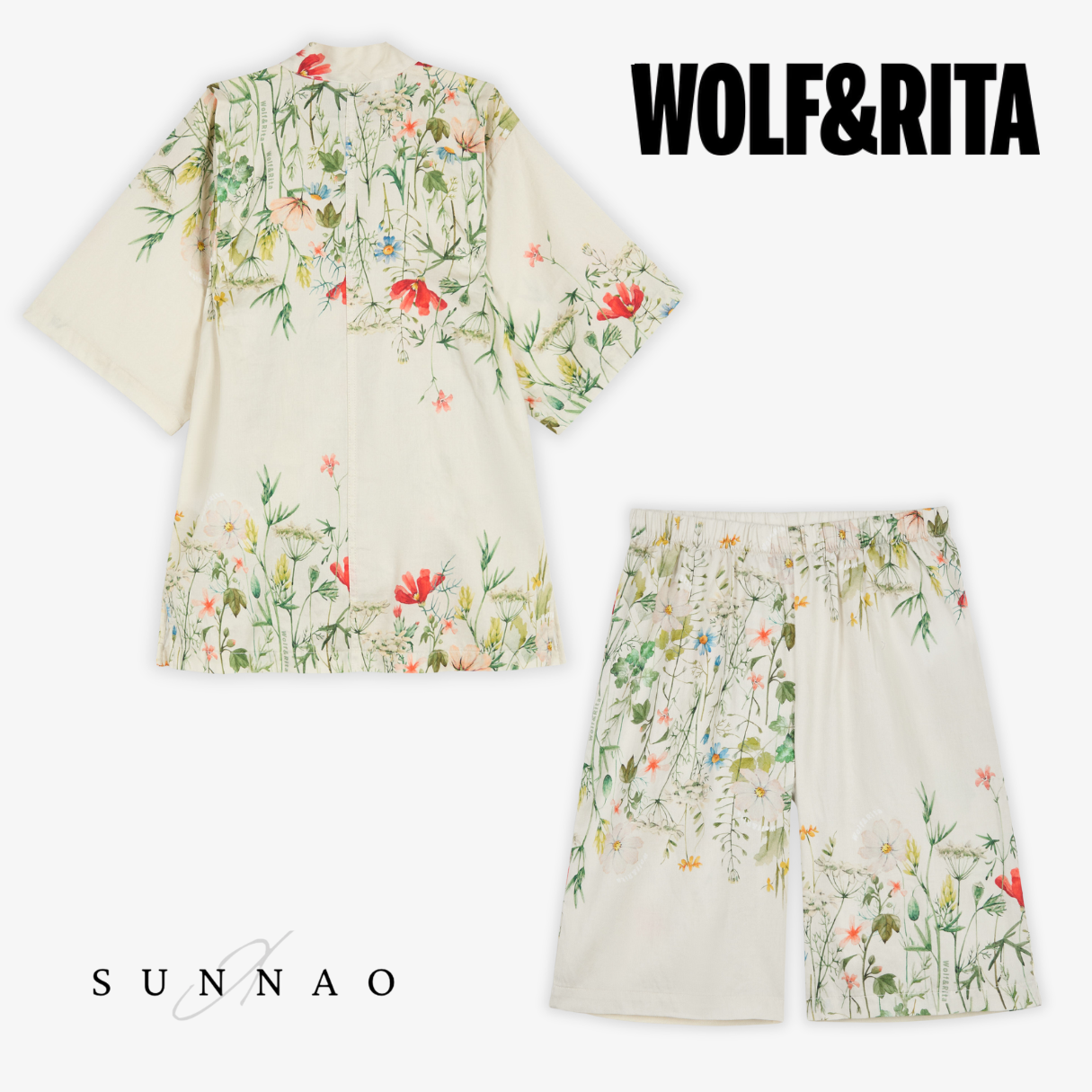 WOLF＆RITA ウルフ&リタ　甚平　7歳　8歳　130cm キッズ服女の子用(90cm~) wolf&rita ブラウス 6y