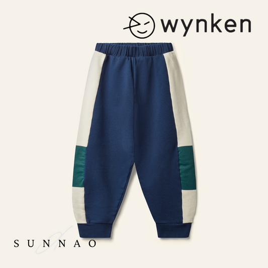 <Wynken> Wynk Panel Pant - Navy / Green / Cream